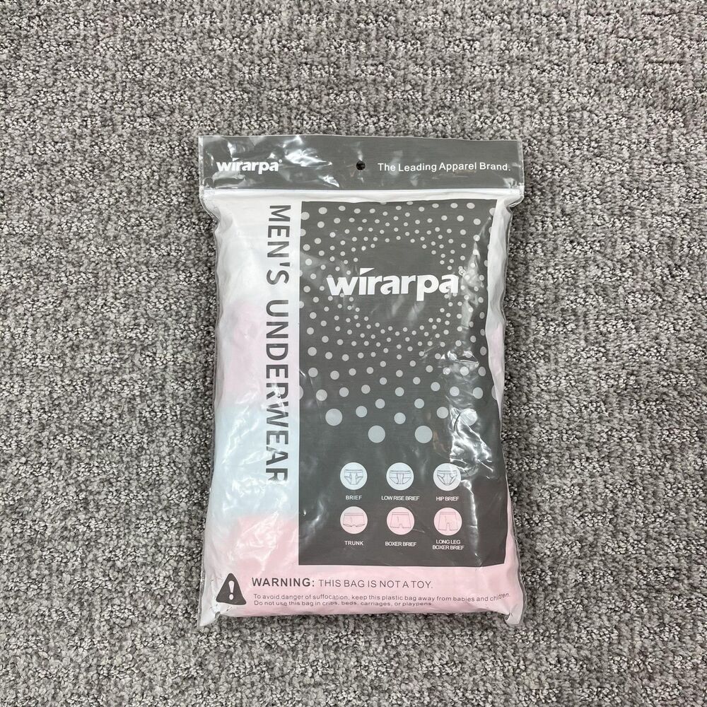 Wirarpa Boxer Briefs Mens 3XL Multicolor 4 Pack Jersey Underwear 1402A28